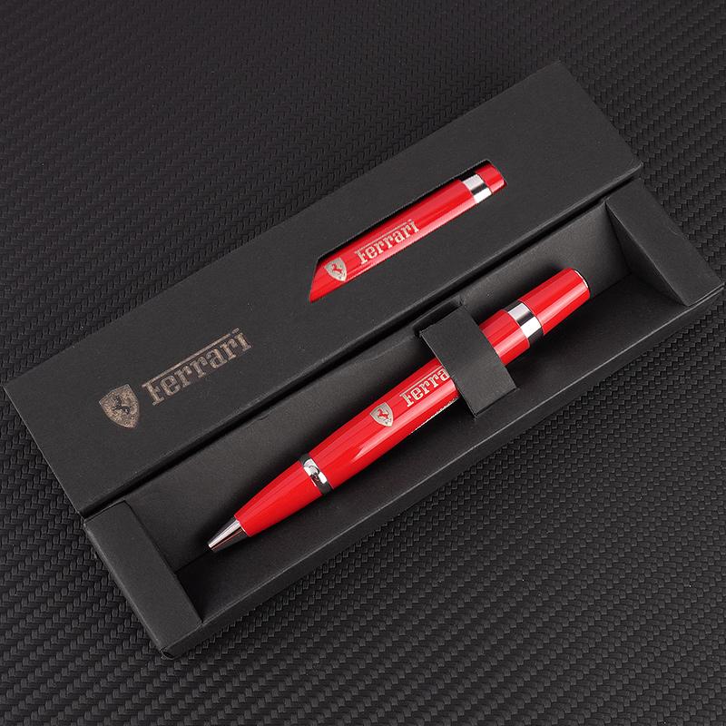 For Ferrari F430 488 458 F12berlinetta Business Ballpoint Pen Quick-drying Durable Signature Pen Personalized Steel Wire Gift JG7