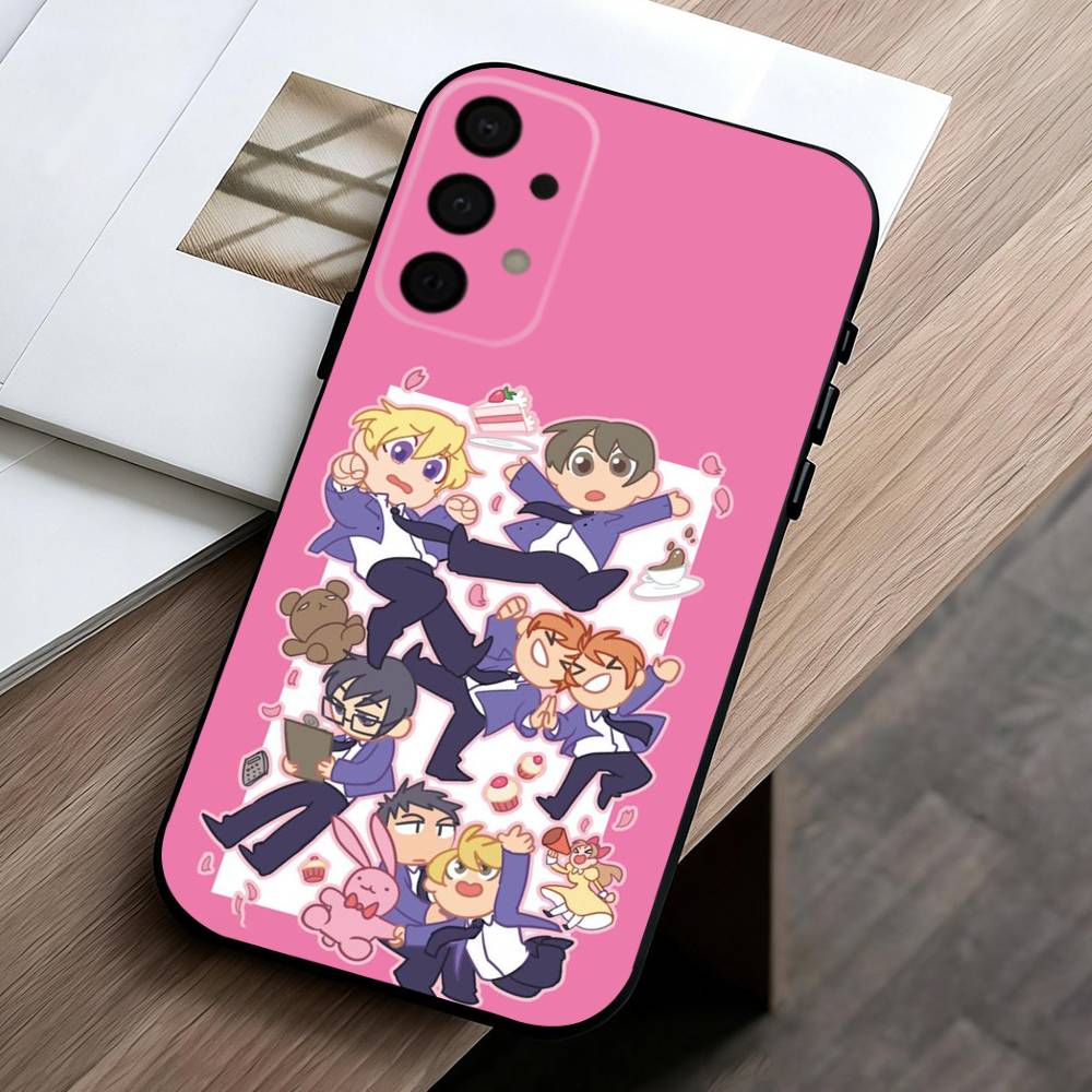 O-Ouran High School host Club phone Case For Samsung Galaxy A73,A72,A71,A70,A53,A52,A51,Others Soft Black Shell