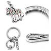 Paul Smith M1a Keyr AZebra 97 Stripe Zebra Keyring
