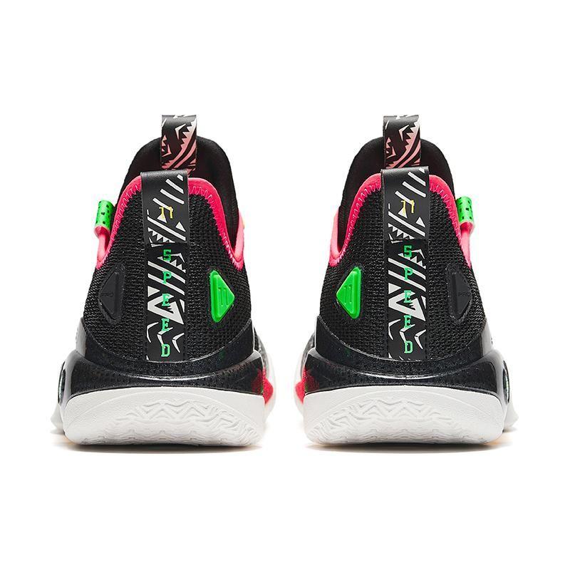 Anta Shock Wave 5 Pro Kyrie Irving Speed Men Sneakers Black Green Yellow 112411111S-6