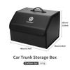 For Volkswagen VW Car Trunk Storage Box Leather Large AS22 Capacity Foldable Organizer Polo Jetta Sagitar Magotan Passat B5 B6 B7 CC
