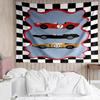 Car Print Tapestry, Backdrop, Easy Setup, Ideal for Bedroom, Office & Living Room, with Aesthetic Wall Hanging Decor.