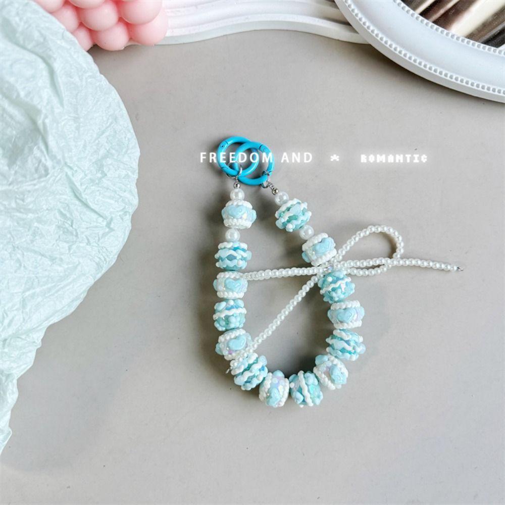 Colorful Bag Pendant Keychain Bowknot Phone Charm Rope New Phone Lanyard