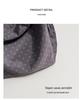 Korean Style Artistic Polka Dot Drawstring Pleated One-Shoulder Crossbody Bag for Women - Large Capacity, Portable, and Perfect for Commutes.
