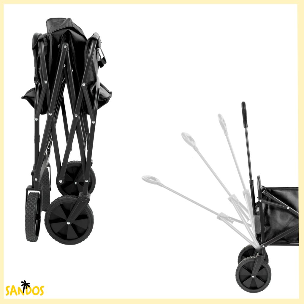 Beach cart trailer 100kg foldable camping tourist for holidays