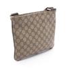 Used GUCCI GG Supreme Shoulder Bag 201538 PVC coated canvas leather Beige Brown Used Women