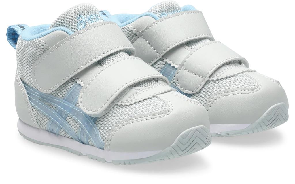 Sukusuku Idaho Baby Medium Light cm Shoes, T, Gray/Light Blue, 414, 15.0