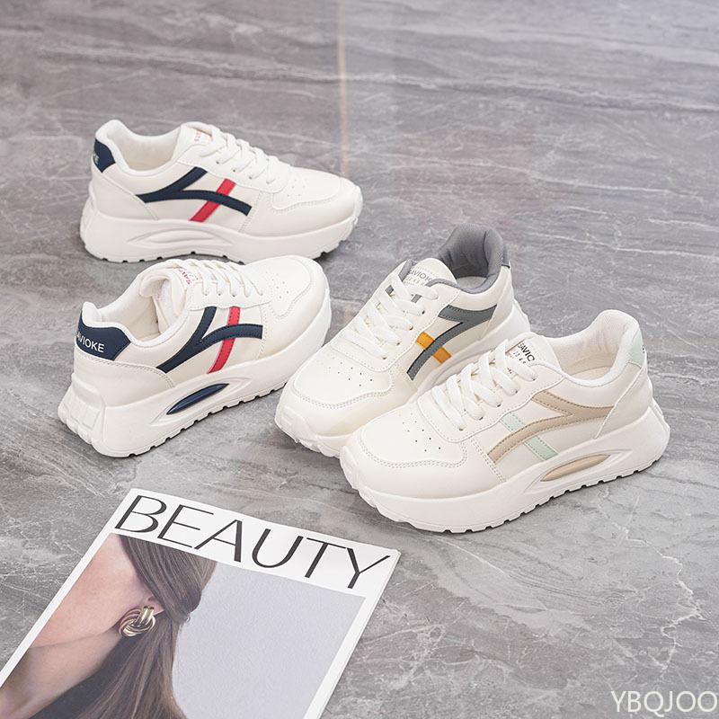 Fashion 2025 Spring White Shoes Women's new thick soled shoes Leisure running Sneakers Fashion comfortable ladies shoe Zapatos Mujer
