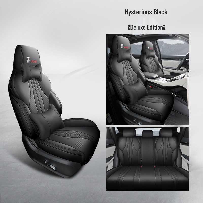 New Leather Car Seat Cushion for BYD Song PLUS - All-Season, Five-Seater Model