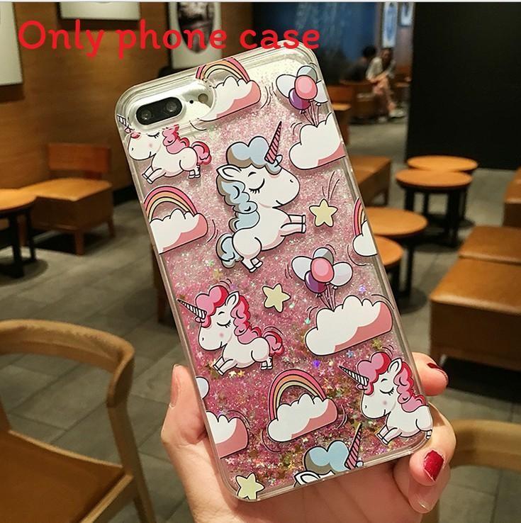 Unicorn Ice Cream Perfume Bottle Pattern Phone Cases For Iphone 6 6s 7 8 Plus