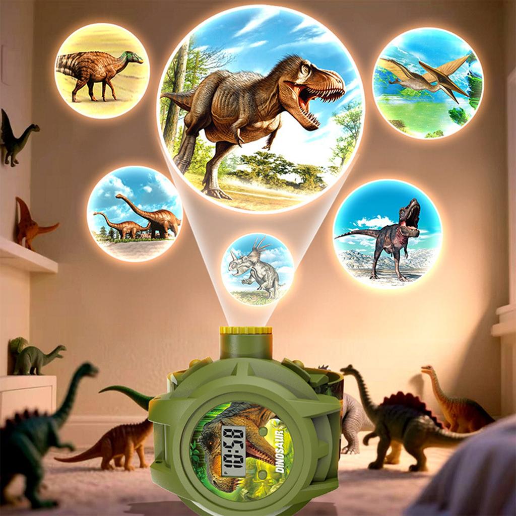 Dinosaur Watch Flashlight Projector Toys Animal Pattern Torch Educational Toys Gift