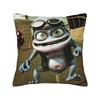 Federa Cartone Animato Crazy Frog Accessori Copricuscino Stampato Copricuscino da Arredo Casa Quadrato Diverse Misure