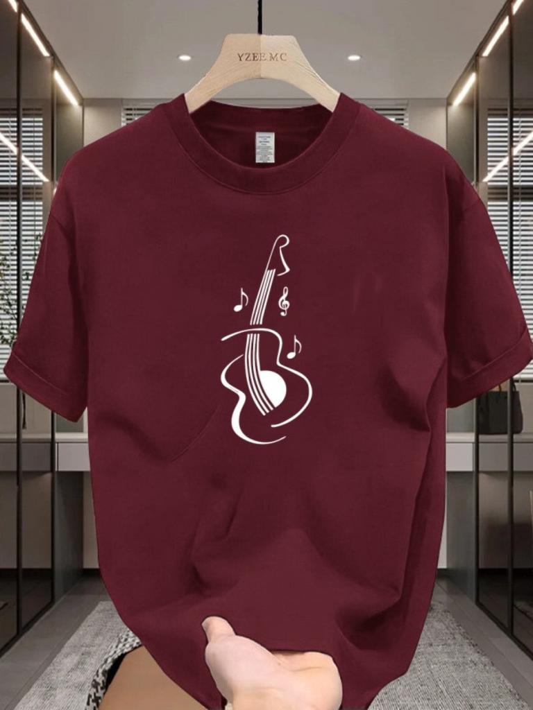 Mens heavyweight 100 cotton graphic tshirt lightweight and breathable comfortable casual wear trendy machine washable