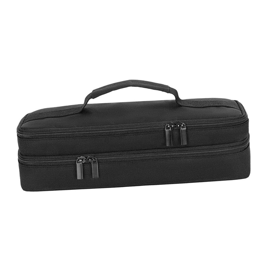 Printer Storage Bag Organizer Case Double Layer Compact for USB Cable Pens Handbag Camping Home