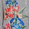 Maxza Flower Print Stripe Blouse Ze04qb400nh