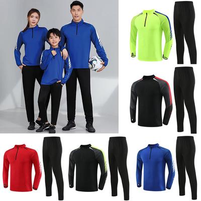 Football Suit Long Sleeve Children'S Elementary School Sports Casual Clothing Training Suit Running Autumn And Winter Male And Female Adults