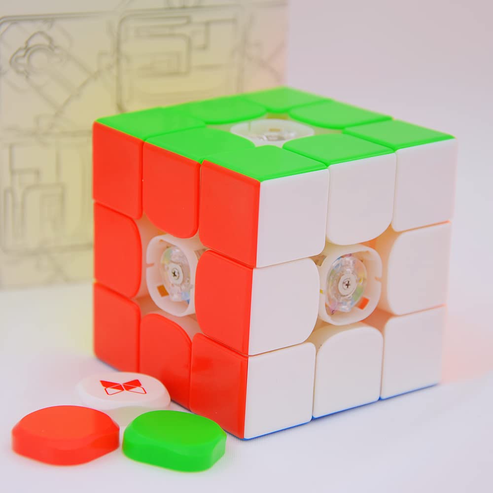 Bucubke QY Tornado V3 M 3x3 Magnetic Magic Cube Puzzle Stickerless Magic Cube Tornado V3 M 3x3x3 Magnetic Magic Cube Magnetic Speed Cube Toy (2022