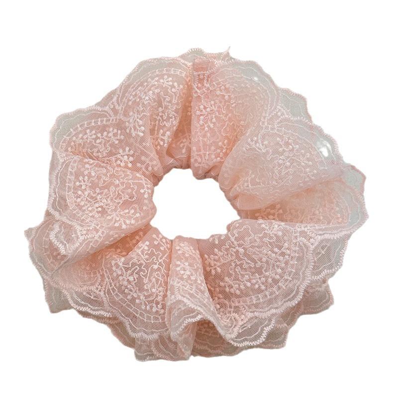 Elastic hair bands accessories for women girl rubber tie korean scrunchies large big fascinators elegant Headdress flowers fairy