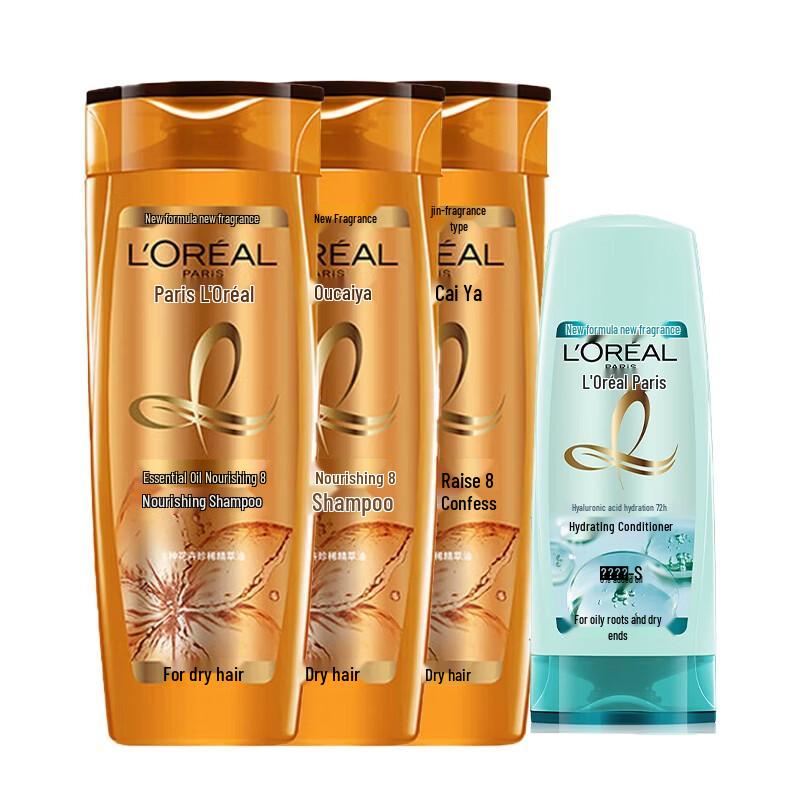 L Oréal Paris Essential Oil Nourishing Hair Care Set