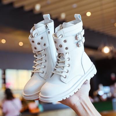 Children Boots Boys and Girls Winter Boots Soft PU Ankle Boots Comfortable Anti-slip Kids Boots Warm Plush Boots