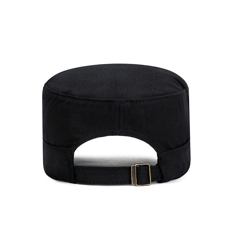 Four Seasons Herren Schiebermütze aus atmungsaktiver Baumwolle mit Adler-Logo: Verstellbarer Sonnenhut für die Freizeit im Freien