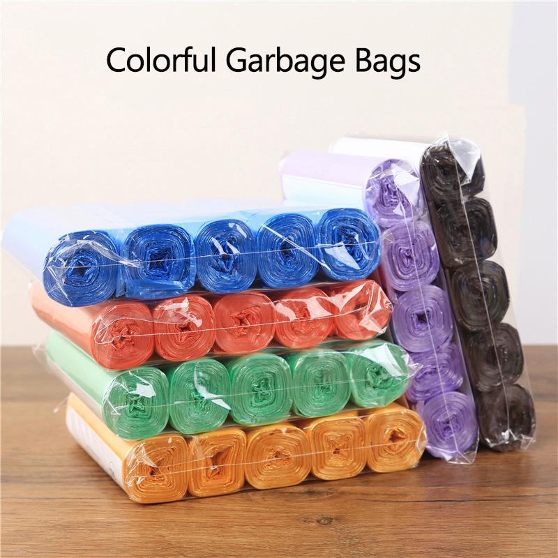 5 Rollen Haushalt Einweg Müllbeutel Küchenaufbewahrung Müllsäcke Reinigung Abfallsack Plastiktüte