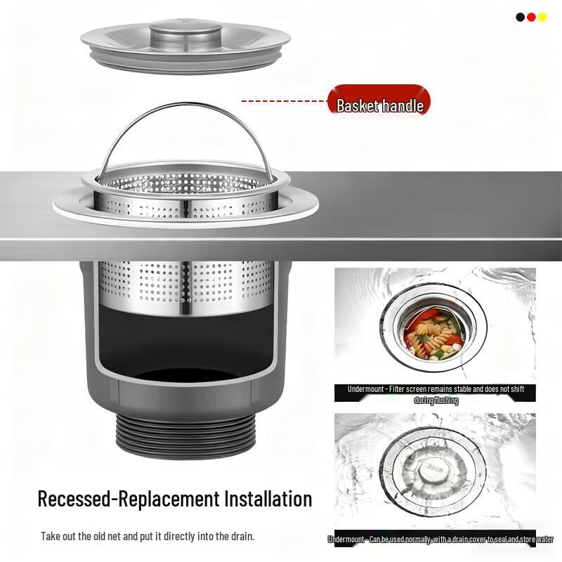 Stainless Steel Kitchen Sink Strainer