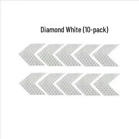 

Waterproof Reflective Taillight Scratch Cover for Electric Motorcycle and Car Mudguards білий