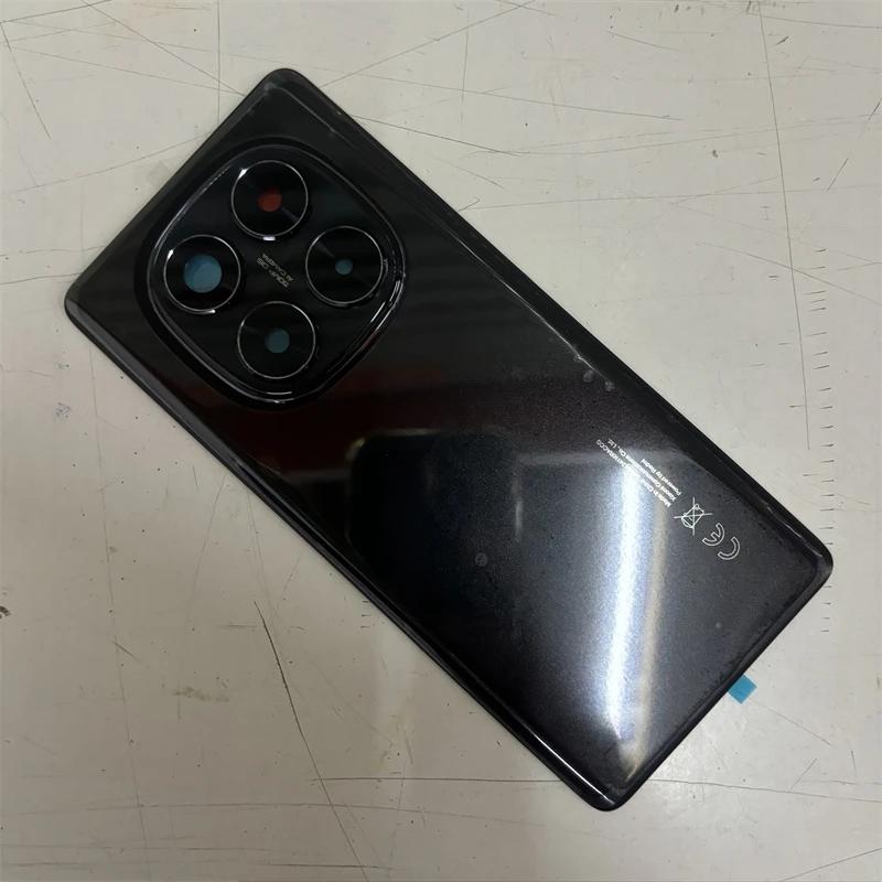 

For Xiaomi Redmi Note 14 Pro 4G 24116RACCG Battery Back Cover With Camera Lens Rear Door Housing Replacement чорний