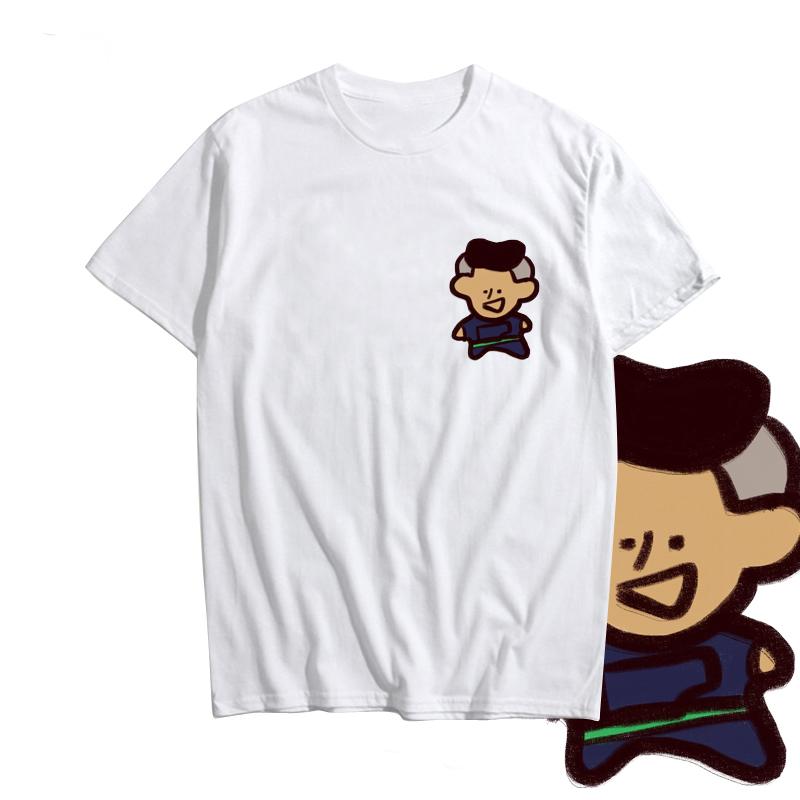 Anime JoJo Cute Character Print Short-Sleeved T-shirt Cotton Summer Men's And Women's Casual Fashion Sports Oversized Tshirt