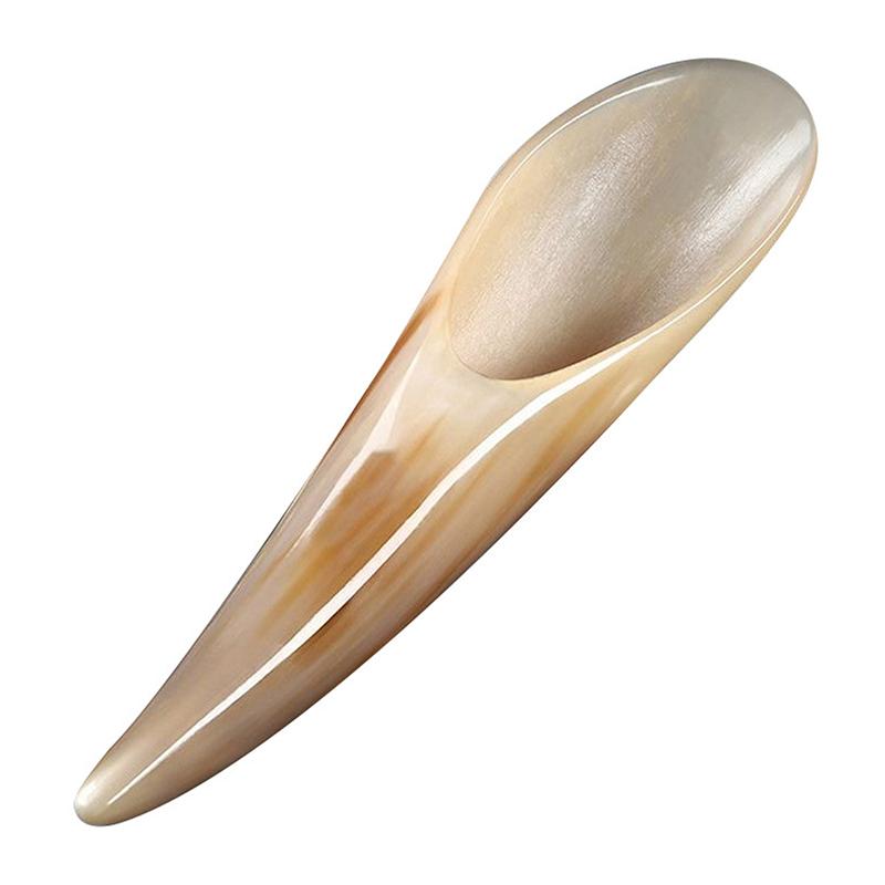 1PC Natural Buffalo Horn Gua Sha Massage Tool For Stress-free Scraping Therapy, Acupuncture Support, And SPA Applications