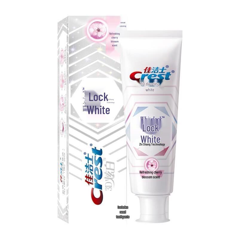 Crest Lock-White Cherry Blossom Toothpaste 120g