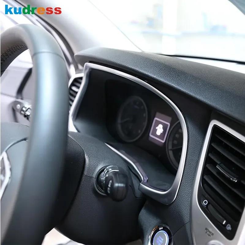 For Hyundai Tucson 2016 2017 2018 Matte Car Dashboard Trument Frame Panel Cover Trim Interior Mouldings Accessories