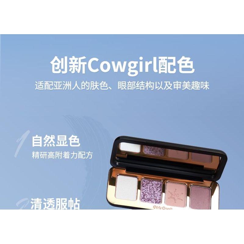 Girls Crush - 4-Colors Eyeshadow Palette - Busy Cowboy