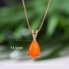 Wish Hot Sale Water Drop Opal Pendant Necklace Femininity Versatile Niche Jewelry