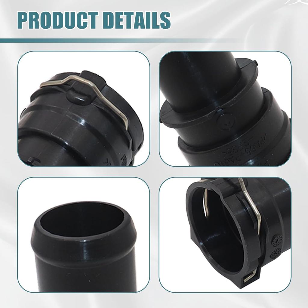GXARTS Radiator Hose Quick Connector Radiator Coolant Hose Pipe Flange 19503-RNB-A01 19503-RNB Compatible With Honda Civic 2006-2009 2010 2011 2012