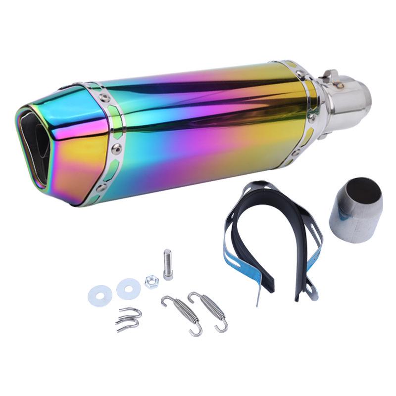 Kawasaki Fuxi Hexagonal Universal Racing Exhaust for Huanglong 600 Scorpio Motorcycle