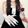 Gothic Punk Nail Glove Claws - Lolita Style Hand Armor for Halloween Cosplay
