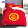 Partick Thistle F.C Muster Bettwäsche Steppdecke Set Heimdekoration Geschenk (1 Bettbezug + 2 Kissenbezüge (ohne Füllung))