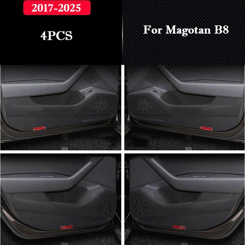 

For Volkswagen VW Magotan B8 B9 Car Door Anti Kick Pad Protection Sticker Scratch Resistant Film Interior Decoration