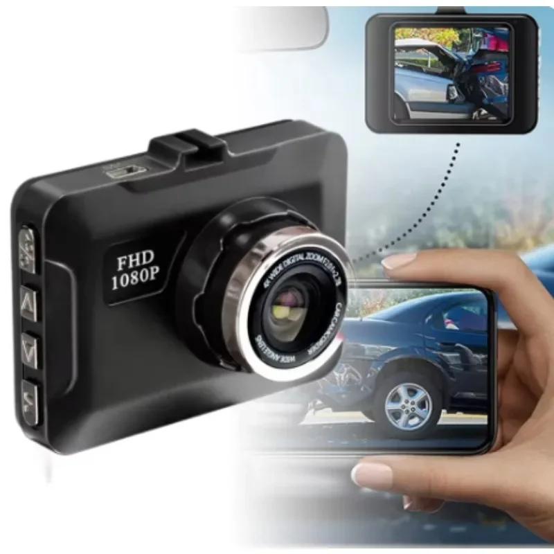 Kamera samochodowa HD 1080P, Czarna skrzynka samochodowa, Urządzenie do widzenia nocnego, Rejestrator wideo, Rejestrator z ekranem IPS, Rejestrator z nagrywaniem w pętli