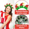 Cute Snowflake Elk Headdress Elf Christmas Tree Cosplay Headbands  Merry Christmas Decorations