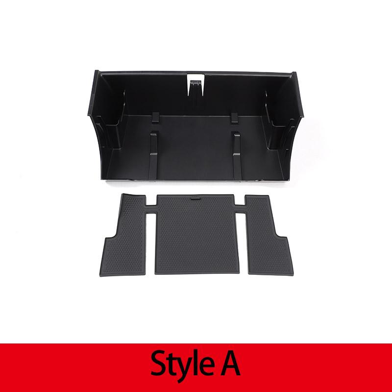 NEW!!!Black ABS For Land Rover Defender 90 110 2020-2024 Car Styling ABS Black Car Central Storage Box Phone Box Car Accessories