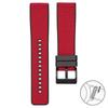 20mm 22mm 24mm Canvas Silicone Strap for Seiko Diving Waterproof Rubber Nylon Quick Release Watch Band for Swatch X Blancpain