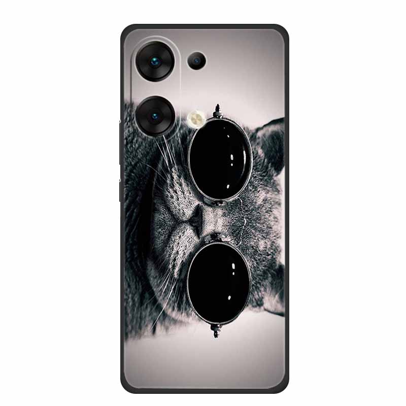 For Xiaomi Poco M6 Pro 4G Case 6.67" Animals TPU Soft Silicone Back Cover Phone Cases for POCOM6 Pro 4G Protector Wolf Cool Para