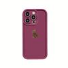 Brown plush teddy bear phone case suitable for iPhone 17 16 15 14 13 12 11 Pro/Max/Plus anti drop and shockproof back cover