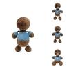 Kick The Buddy Plush Toy Crystal Soft Fur, Brown, 30cm Height, Pp Cotton Filling