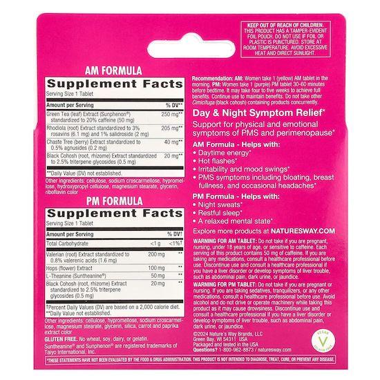 Nature's Way AM/PM PeriMenopause-Formel, 60 Tabletten