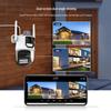ICSee WiFi Dual-Screen Outdoor Camera with 6MP HD and Full-Color Night Vision