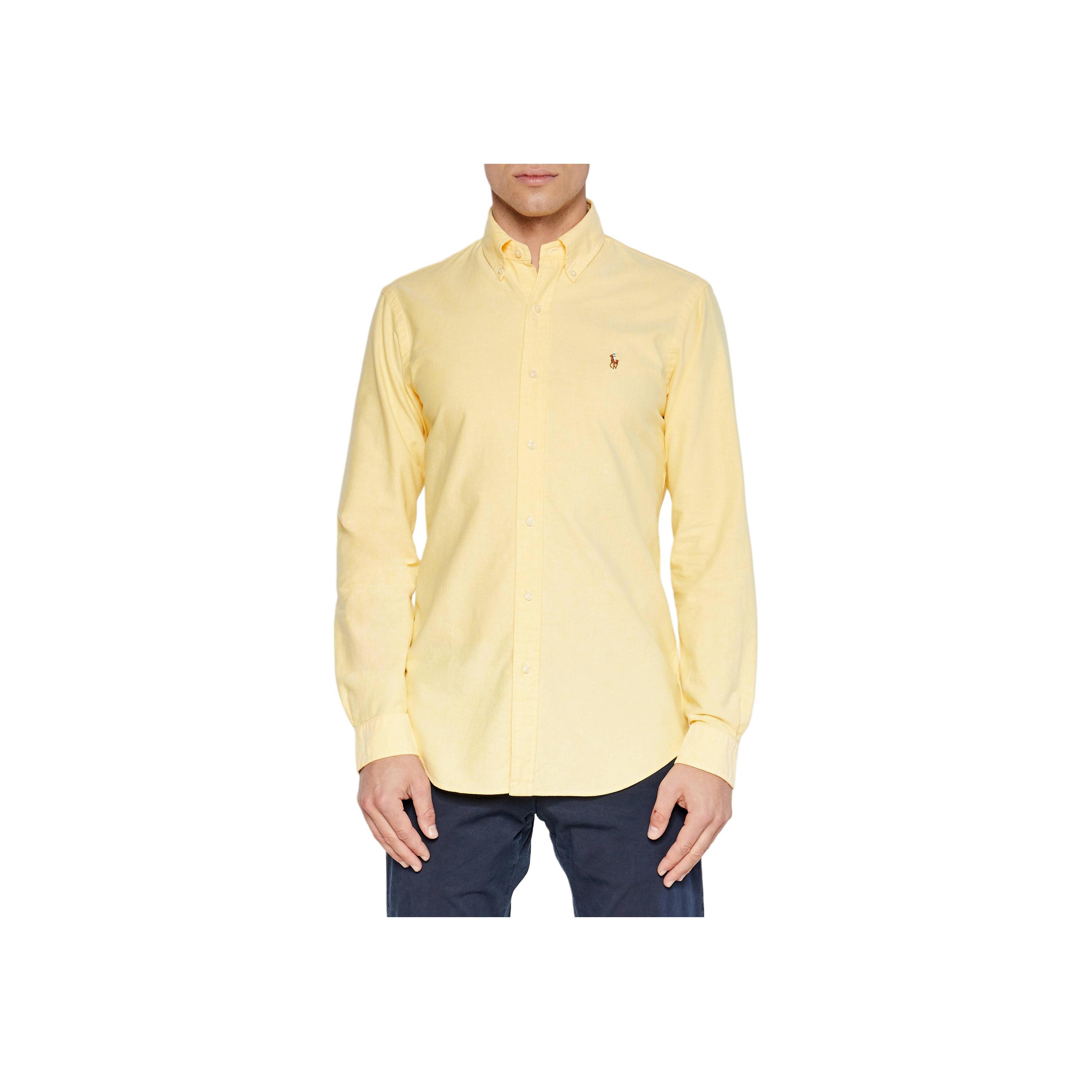 

Polo Ralph Lauren Ss24 Рубашка поло с логотипом Мужские рубашки Желтый 710555760-016 S